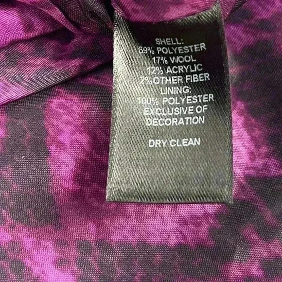 White House Black Market Women's Black Tweed Pencil Skirt Size 10 - Picture 6 of 8